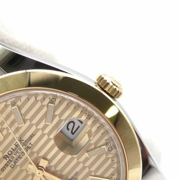 ロレックス デイトジャスト 126303 ROLEX 腕時計 ゴールデンフルーテッド文字盤