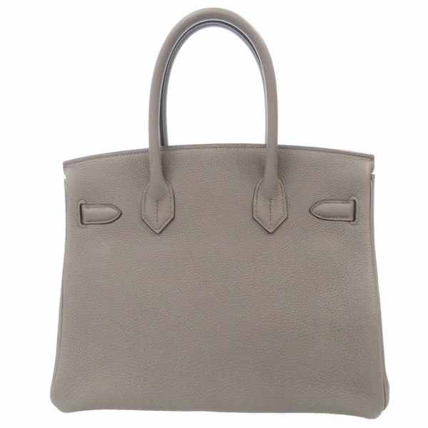 エルメス バーキン30 エタン/ピンクゴールド金具 トゴ D刻印 HERMES Birkin ハンドバッグ