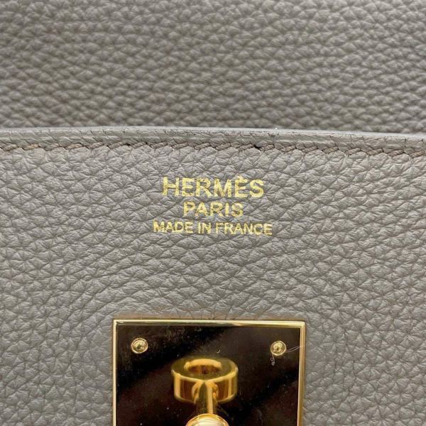 エルメス バーキン30 エタン/ピンクゴールド金具 トゴ D刻印 HERMES Birkin ハンドバッグ