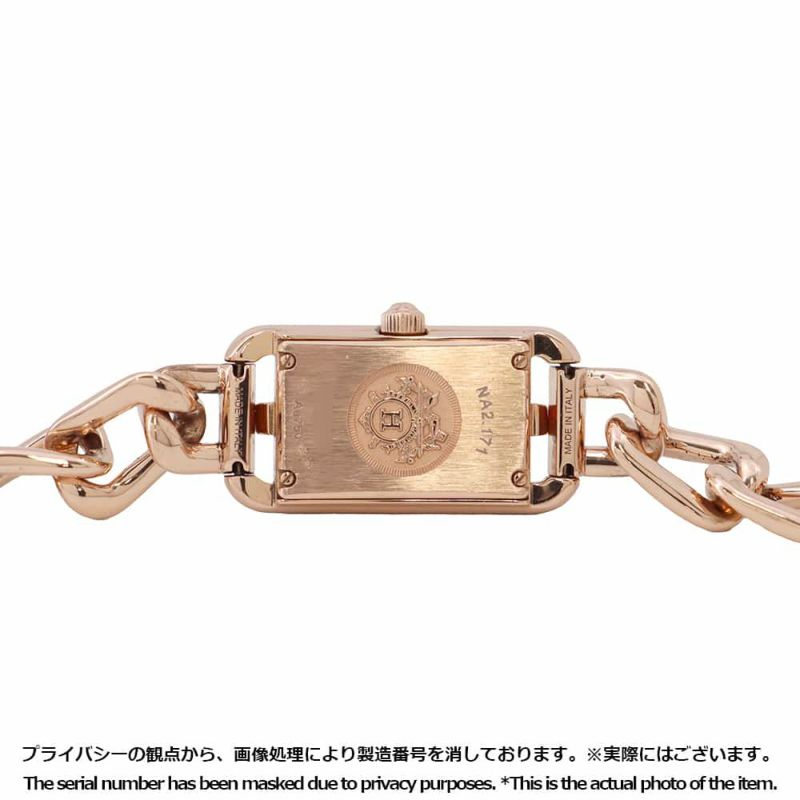 エルメス ナンタケット ダイヤ NA2.171 HERMES 腕時計 レディース ホワイトシェル文字盤 クォーツ