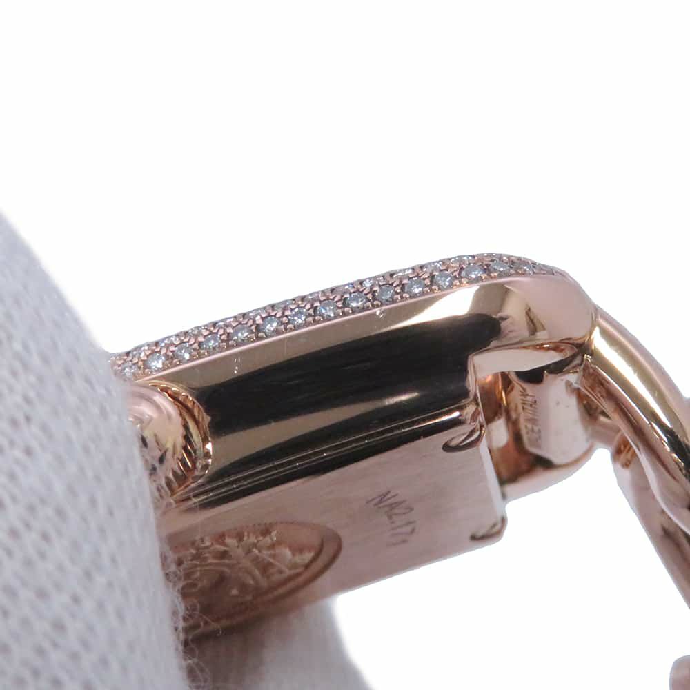 エルメス ナンタケット ダイヤ NA2.171 HERMES 腕時計 レディース ホワイトシェル文字盤 クォーツ