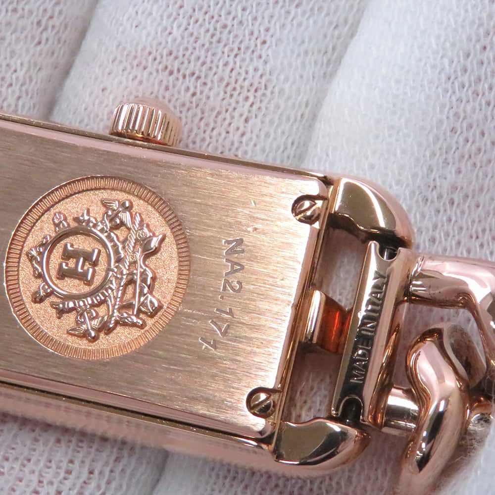 エルメス ナンタケット ダイヤ NA2.171 HERMES 腕時計 レディース ホワイトシェル文字盤 クォーツ