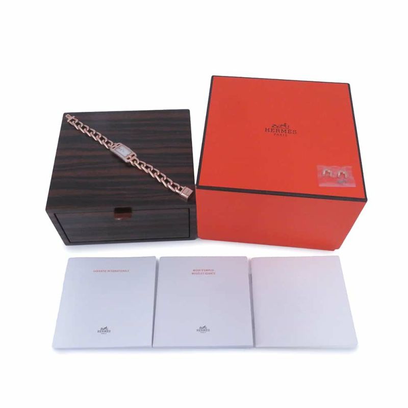 エルメス ナンタケット ダイヤ NA2.171 HERMES 腕時計 レディース ホワイトシェル文字盤 クォーツ