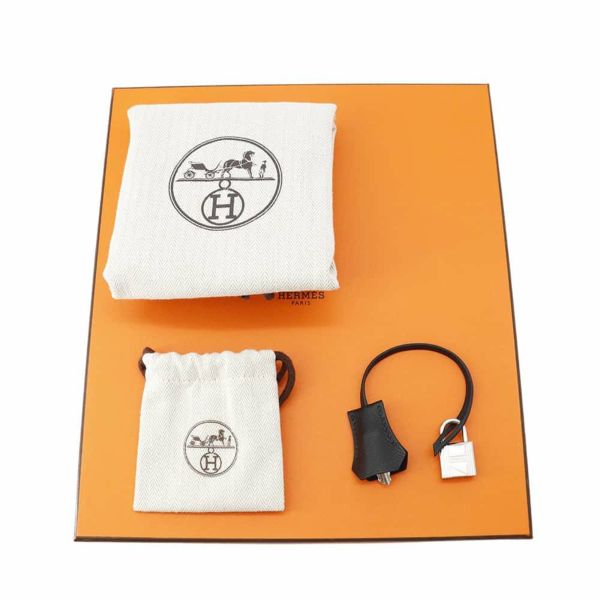 エルメス バーキン25 セリエ ブラック/シルバー金具 エプソン U刻印 HERMES Birkin ハンドバッグ 黒
