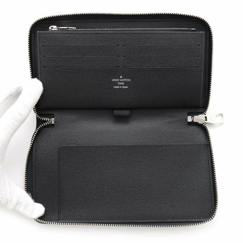 ルイヴィトン 長財布 ダミエ・グラフィット ジッピー・オーガナイザー N63077 LOUIS VUITTON 黒 ブラック