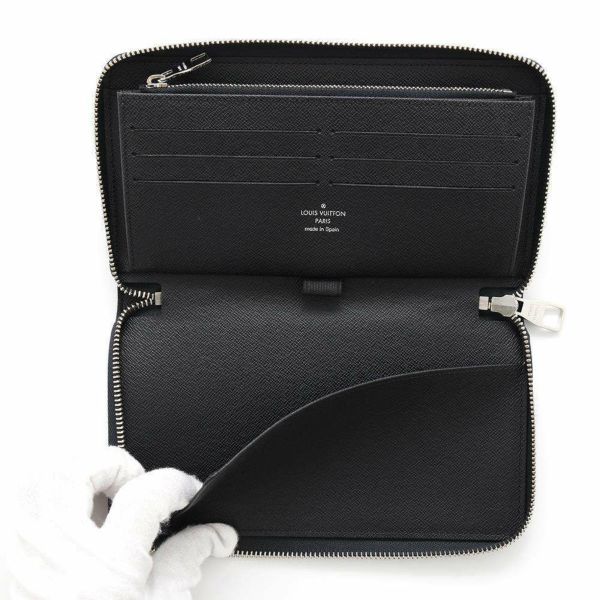 ルイヴィトン 長財布 ダミエ・グラフィット ジッピー・オーガナイザー N63077 LOUIS VUITTON 黒 ブラック