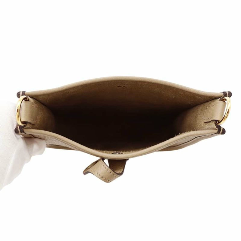 エルメス エブリンTPM アマゾン ベージュマルファ/ゴールド金具 トリヨンクレマンス W刻印