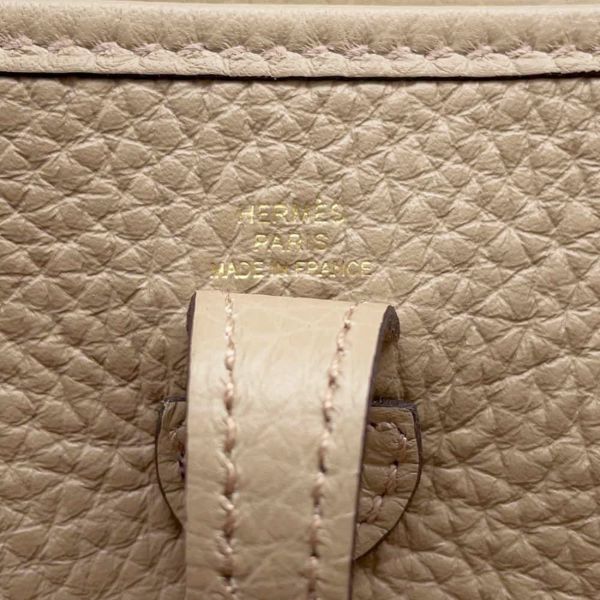 エルメス エブリンTPM アマゾン ベージュマルファ/ゴールド金具 トリヨンクレマンス W刻印