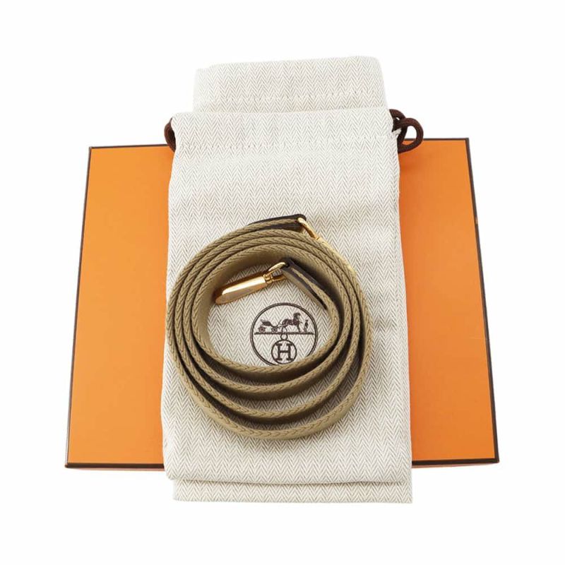 エルメス エブリンTPM アマゾン ベージュマルファ/ゴールド金具 トリヨンクレマンス W刻印