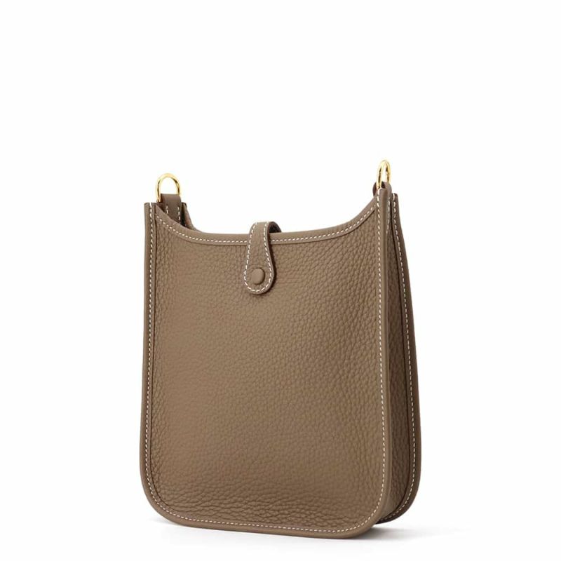 エルメス エブリンTPM アマゾン エトゥープ/ブルーインディゴ/ゴールド金具 トリヨンクレマンス K刻印