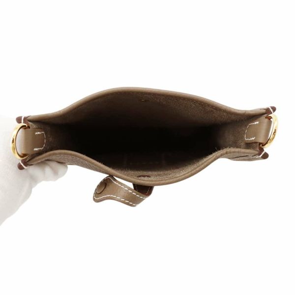 エルメス エブリンTPM アマゾン エトゥープ/ブルーインディゴ/ゴールド金具 トリヨンクレマンス K刻印