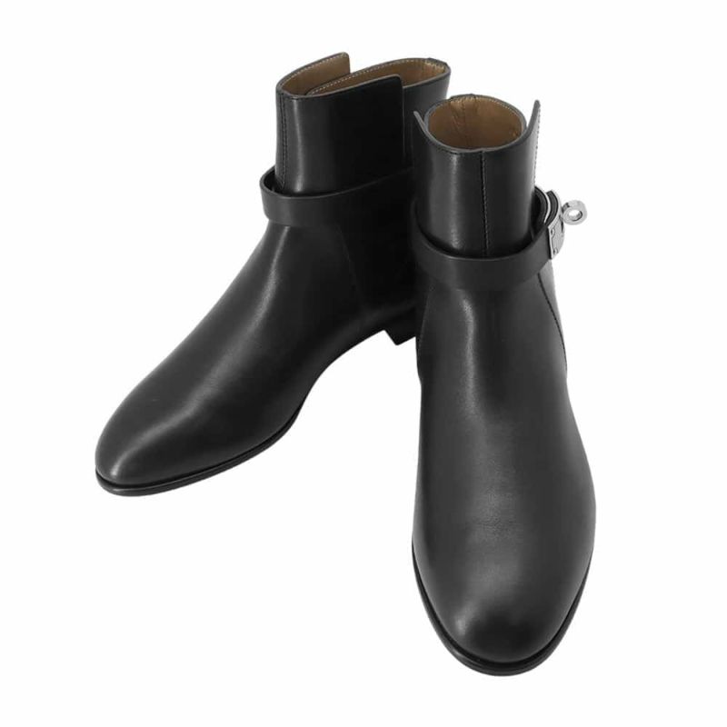 エルメス ブーツ ネオ レディースサイズ36 HERMES 靴 ショートブーツ 黒
