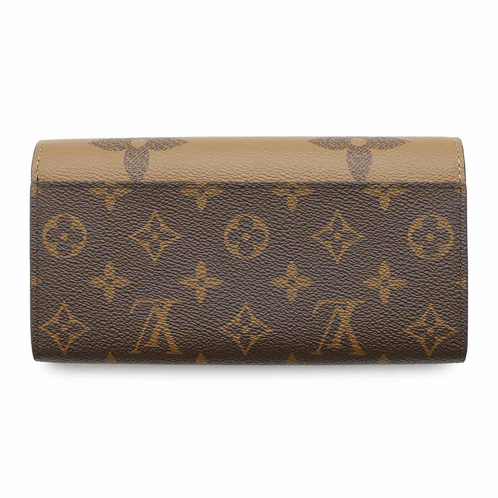 ルイヴィトン 長財布 モノグラム・ジャイアント ポルトフォイユ・サラ M80726 ブラック 黒 イニシャル入り