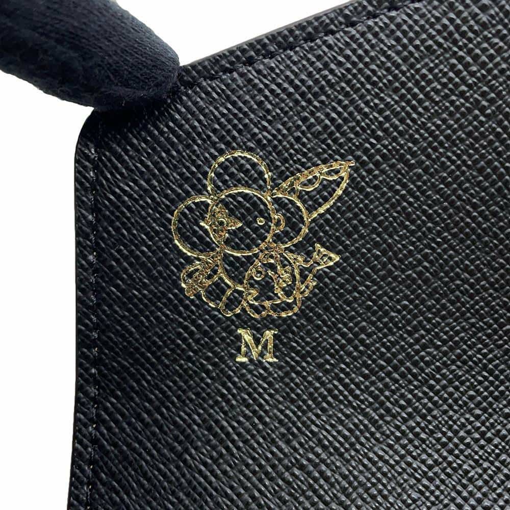 ルイヴィトン 長財布 モノグラム・ジャイアント ポルトフォイユ・サラ M80726 ブラック 黒 イニシャル入り