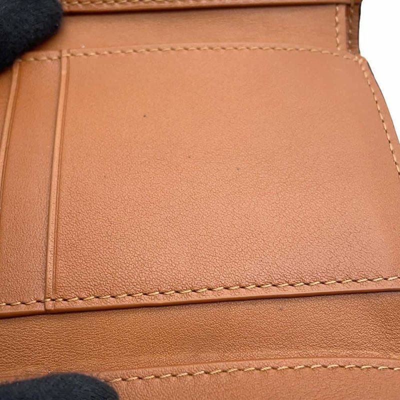 ロエベ 三つ折り財布 アナグラム トライフォールド グレインカーフレザー C821TR2X02 LOEWE 財布