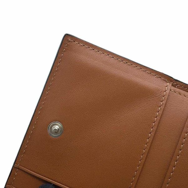 ロエベ 三つ折り財布 アナグラム トライフォールド グレインカーフレザー C821TR2X02 LOEWE 財布