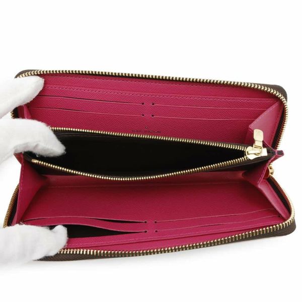 ルイヴィトン 長財布 モノグラム ポルトフォイユ・クレマンス M64201 LOUIS VUITTON ヴィトン 財布 フラワーチャーム付き