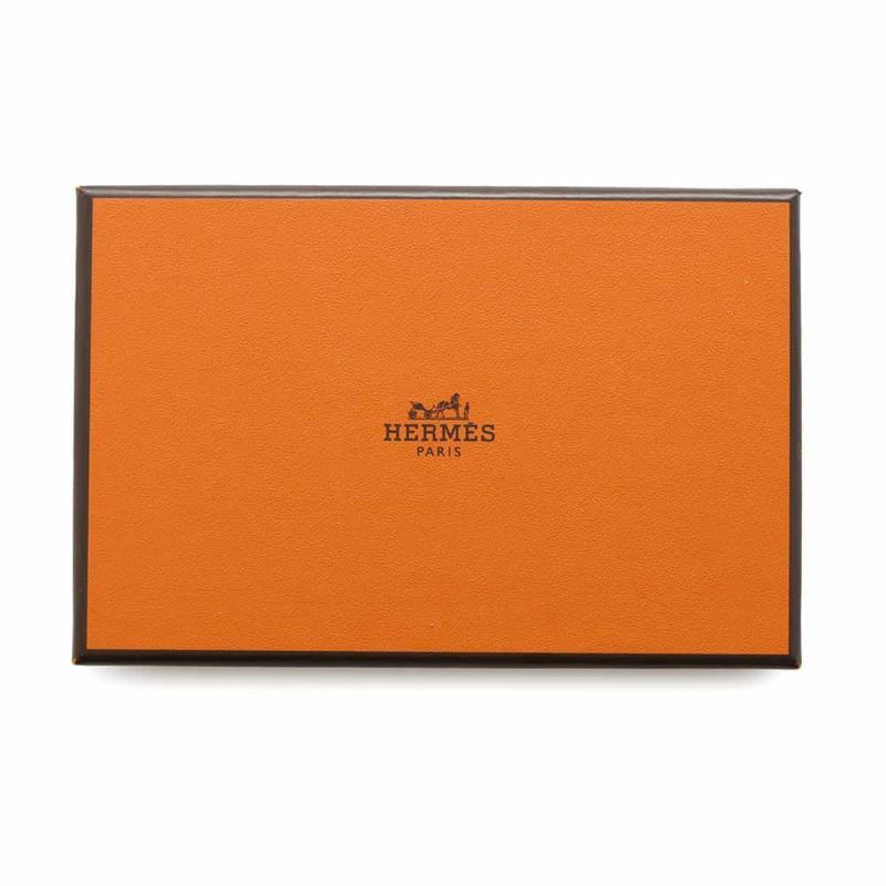 エルメス カードケース カルヴィ エトゥープ エプソン B刻印 HERMES 名刺入れ