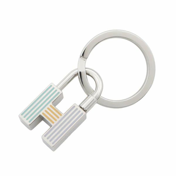 エルメス キーホルダー H カデナ クイズ キーリング HERMES チャーム