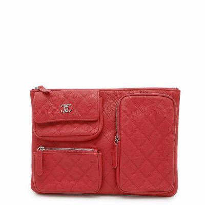 シャネル クラッチバッグ マトラッセ ココマーク マルチポケット セカンドバッグ キャビアスキン CHANEL ポーチ 安心保証
