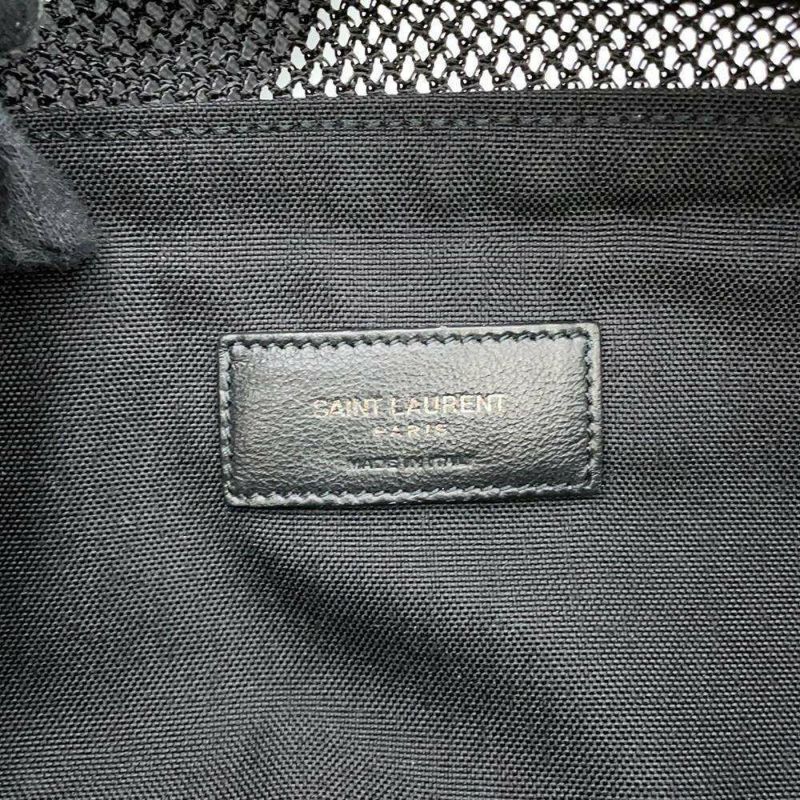 サンローランパリ ボディバッグ ロゴ クロスボディバッグ ナイロン 671640 SAINT LAURENT PARIS 黒