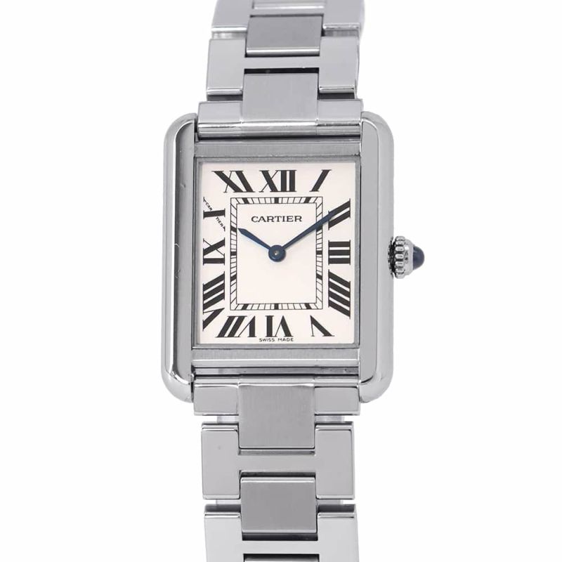 カルティエ タンクソロ SM W5200013 Cartier 腕時計 ウォッチ レディース シルバー文字盤