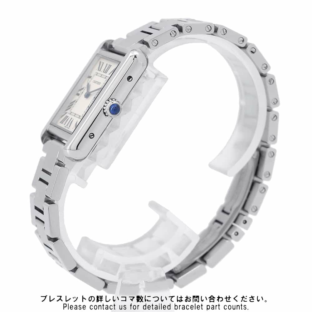 カルティエ タンクソロ SM W5200013 Cartier 腕時計 ウォッチ レディース シルバー文字盤