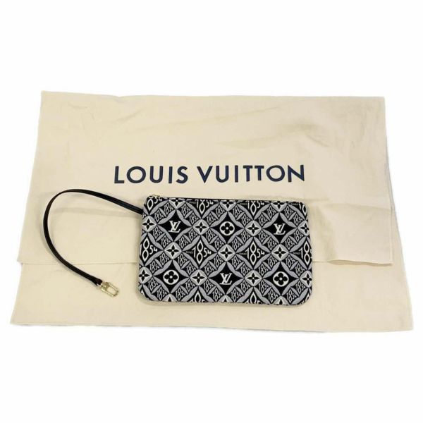 ルイヴィトン トートバッグ モノグラム・フラワー Since1854 ネヴァーフルMM M57230 LOUIS VUITTON ヴィトン バッグ 黒 LVイニシャル