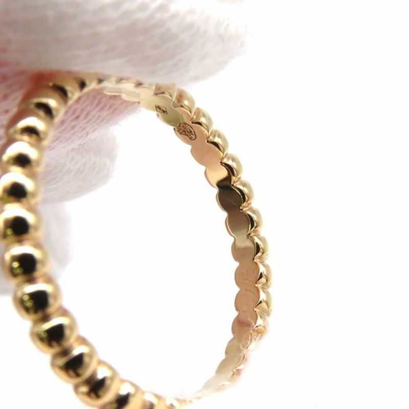 ヴァンクリーフ&アーペル リング ペルレ ゴールドパール スモール K18YGイエローゴールド サイズ48 VCARN95Q00 指輪