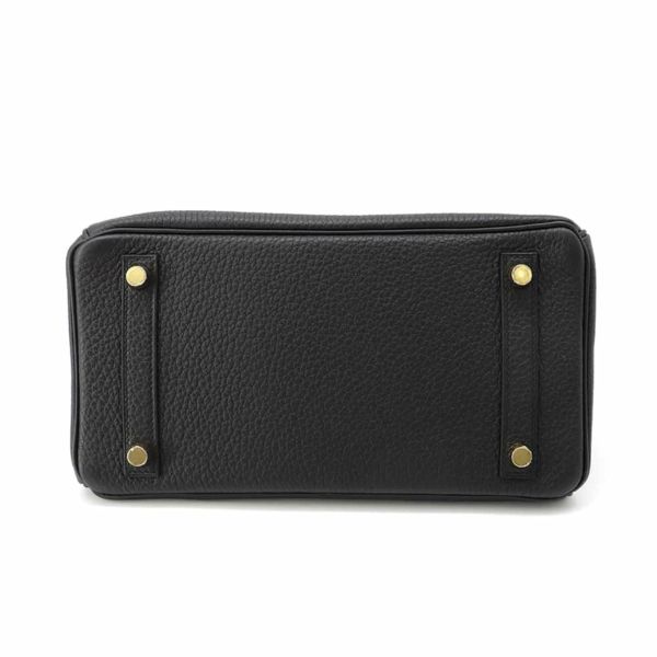 エルメス バーキン25 ブラック/ゴールド金具 トゴ U刻印 HERMES Birkin ハンドバッグ 黒