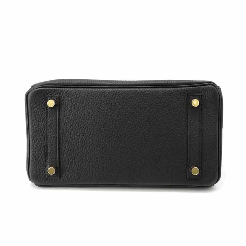 エルメス バーキン25 ブラック/ゴールド金具 トゴ U刻印 HERMES Birkin ハンドバッグ 黒