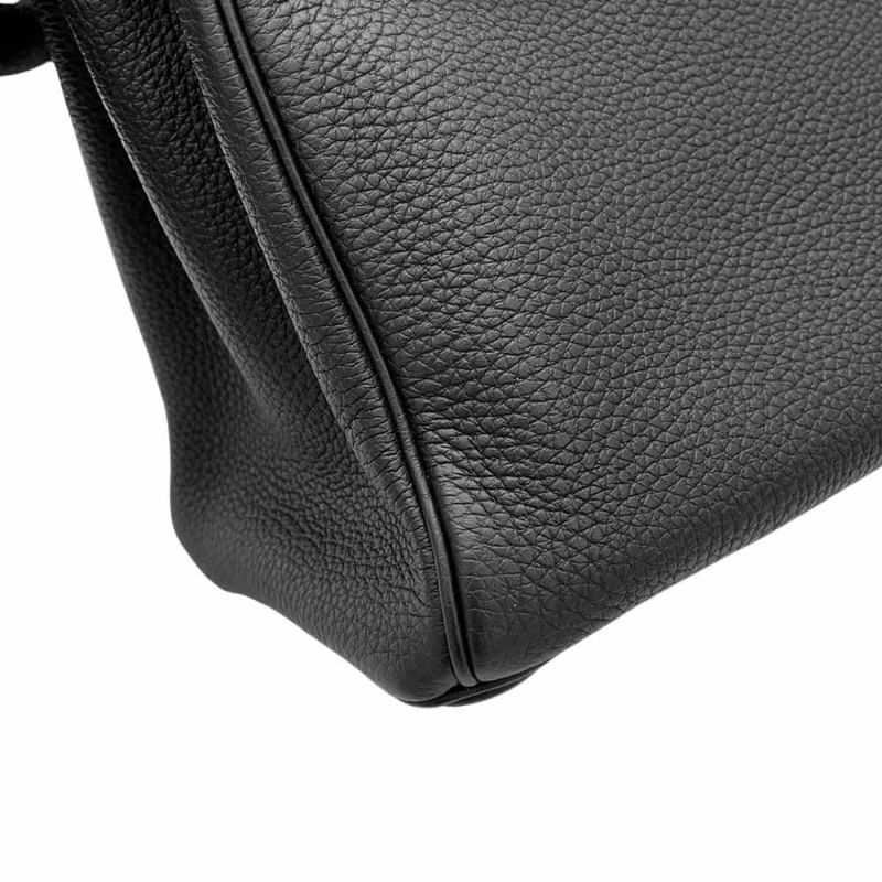 エルメス バーキン25 ブラック/ゴールド金具 トゴ U刻印 HERMES Birkin ハンドバッグ 黒