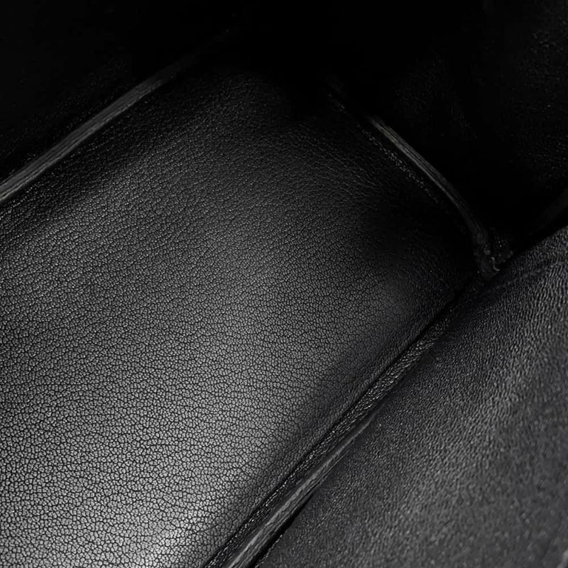 エルメス バーキン25 ブラック/ゴールド金具 トゴ U刻印 HERMES Birkin ハンドバッグ 黒