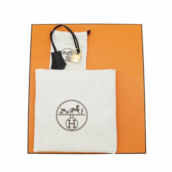 エルメス バーキン25 ブラック/ゴールド金具 トゴ U刻印 HERMES Birkin ハンドバッグ 黒