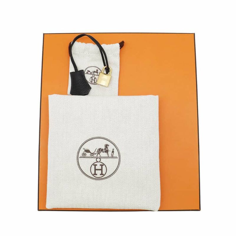 エルメス バーキン25 ブラック/ゴールド金具 トゴ U刻印 HERMES Birkin ハンドバッグ 黒