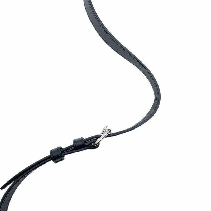 バーバリー トートバッグ チェック ロゴ PVC レザー BURBERRY 2wayショルダー ハンドバッグ 黒