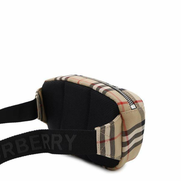 バーバリー ボディバッグ ナイロン BURBERRY バッグ ウエストポーチ 黒