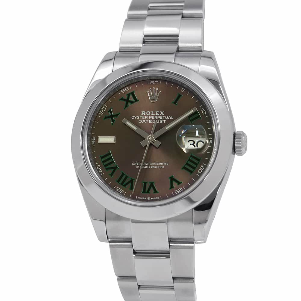 ロレックス デイトジャスト41 126300 ROLEX 腕時計 スレート文字盤