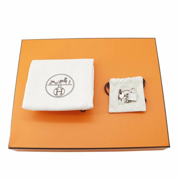 エルメス ハンドバッグ ピコタンロックMM ブルーフランス/シルバー金具 トリヨンクレマンス W刻印