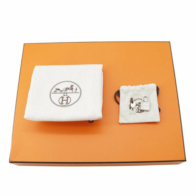 エルメス ハンドバッグ ピコタンロックMM ブルーフランス/シルバー金具 トリヨンクレマンス W刻印