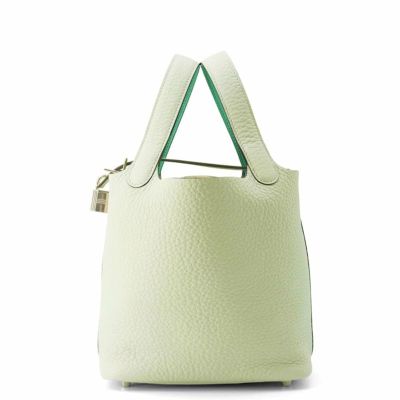 エルメス ピコタンロック PM ビスキュイ ゴールド金具 W刻印 エルメス ハンドバッグ ピコタンロックPM ビスキュイ/ゴールド