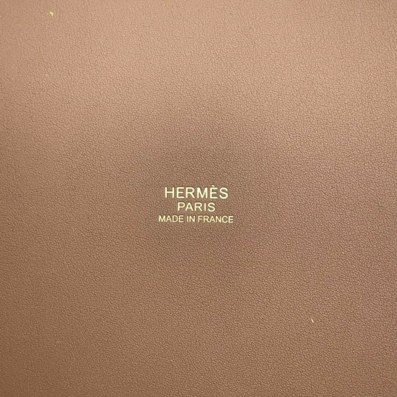 エルメス ハンドバッグ ピコタンロックPM カーゴ エクリュ/エトゥープ/ゴールド金具 トワルゴエラン/スイフト B刻印