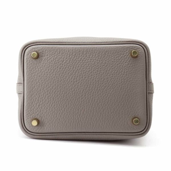 エルメス ハンドバッグ ピコタンロックPM グリメイヤー/ゴールド金具 トリヨンクレマンス W刻印