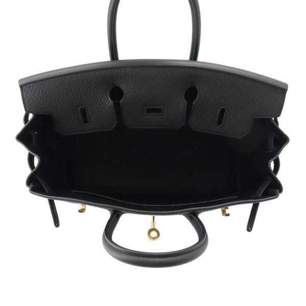 エルメス バーキン25 ブラック/ゴールド金具 トゴ W刻印 HERMES Birkin ハンドバッグ 黒