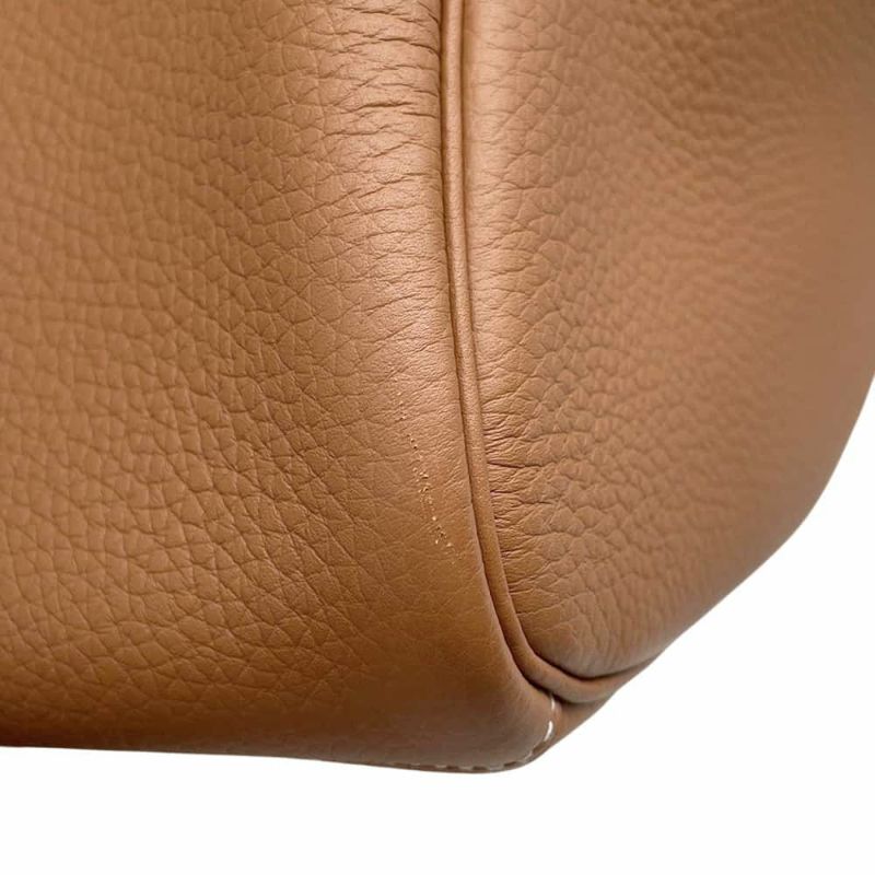 エルメス ハンドバッグ リンディ30 ゴールド/シルバー金具 トリヨンクレマンス W刻印 2wayショルダー