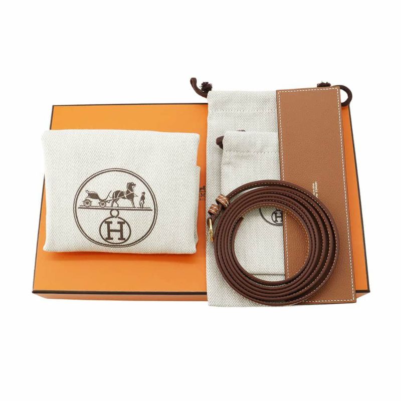 エルメス ショルダーバッグ ケリーダンス2 ゴールド/ゴールド金具 エバーカラー W刻印 クラッチバッグ