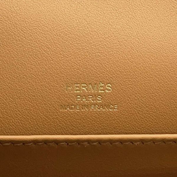 エルメス ショルダーバッグ ゲタ キャメル/ゴールド金具 シェブルミゾル W刻印 HERMES バッグ シェーブル