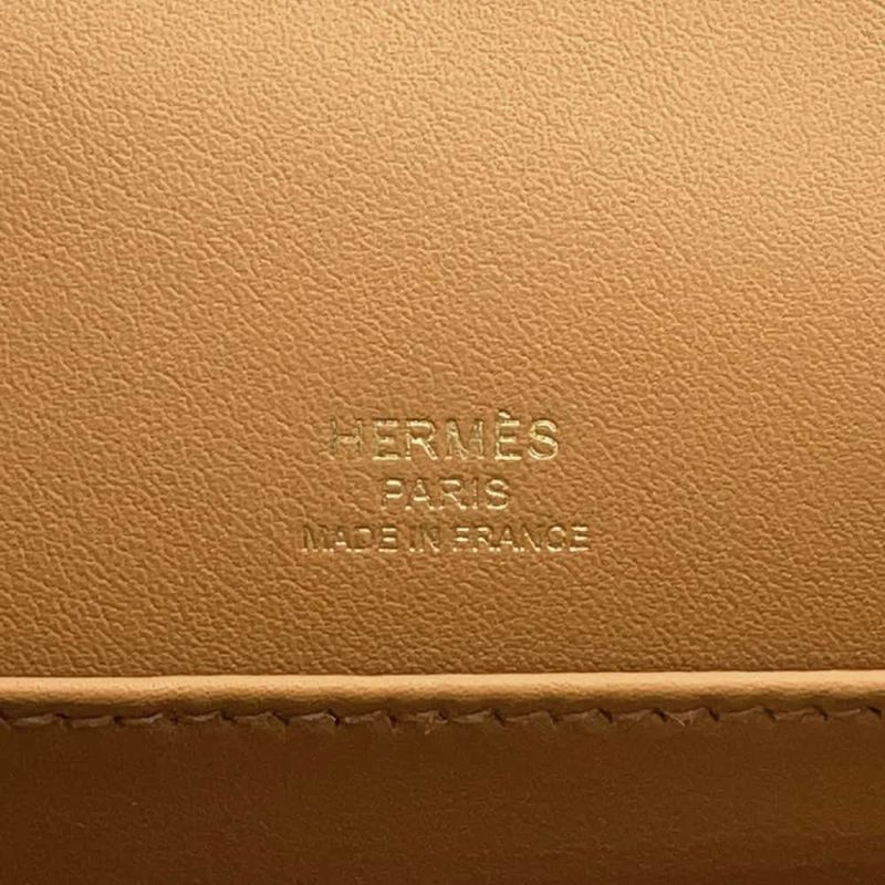 エルメス ショルダーバッグ ゲタ キャメル/ゴールド金具 シェブルミゾル W刻印 HERMES バッグ シェーブル