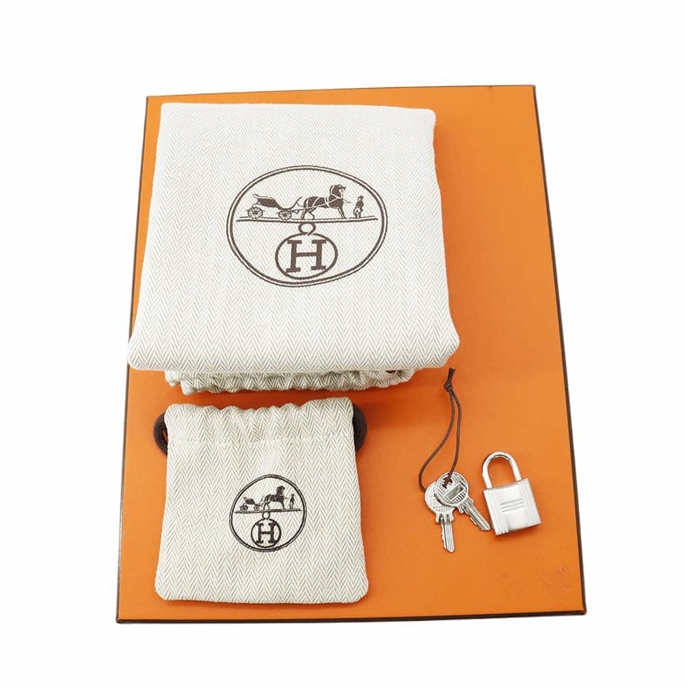 エルメス ハンドバッグ ピコタンロックPM ブラック/シルバー金具 トリヨンクレマンス W刻印 黒