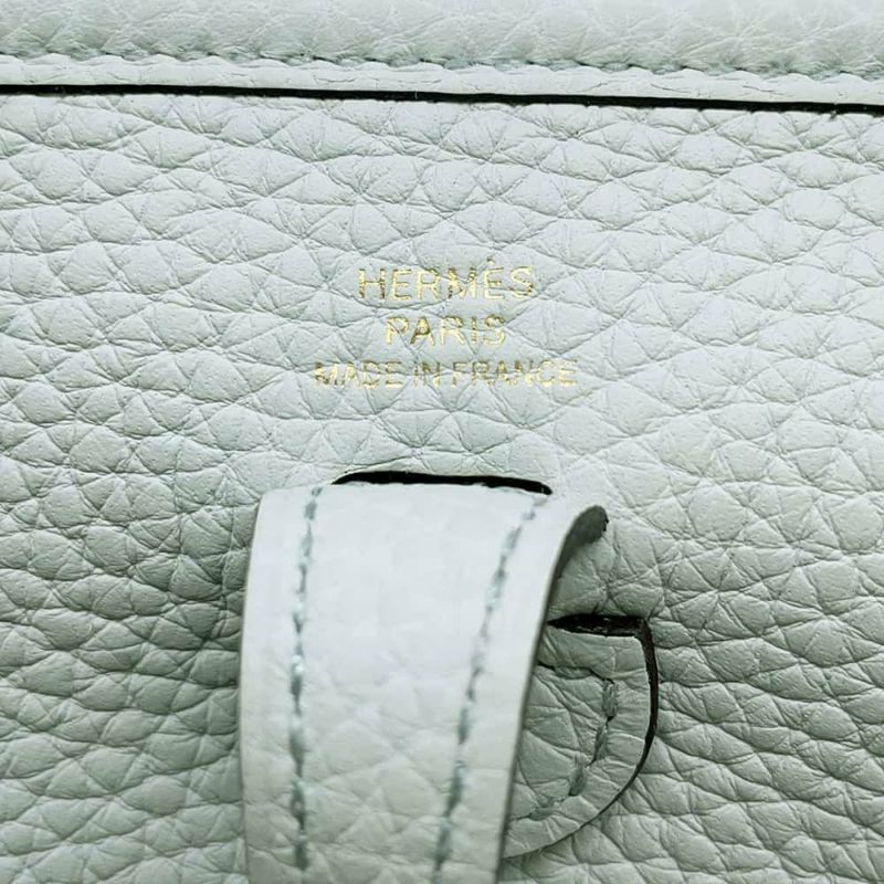 エルメス エブリンTPM アマゾン ブルーペール/エタン/ゴールド金具 トリヨンクレマンス W刻印